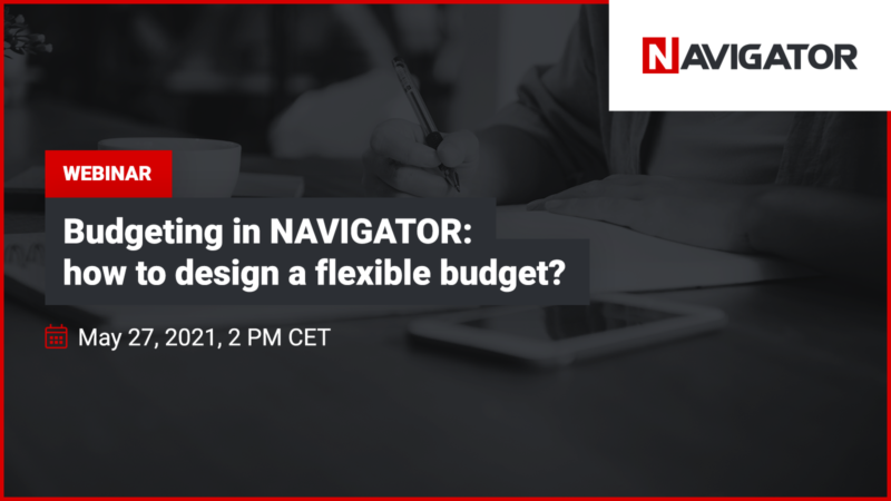 Budgeting in NAVIGATOR: how to design a flexible budget? | Archman Events