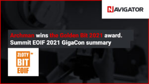 Archman Wins the Golden Bit 2021 Award. Summit EOIF 2021 Summary