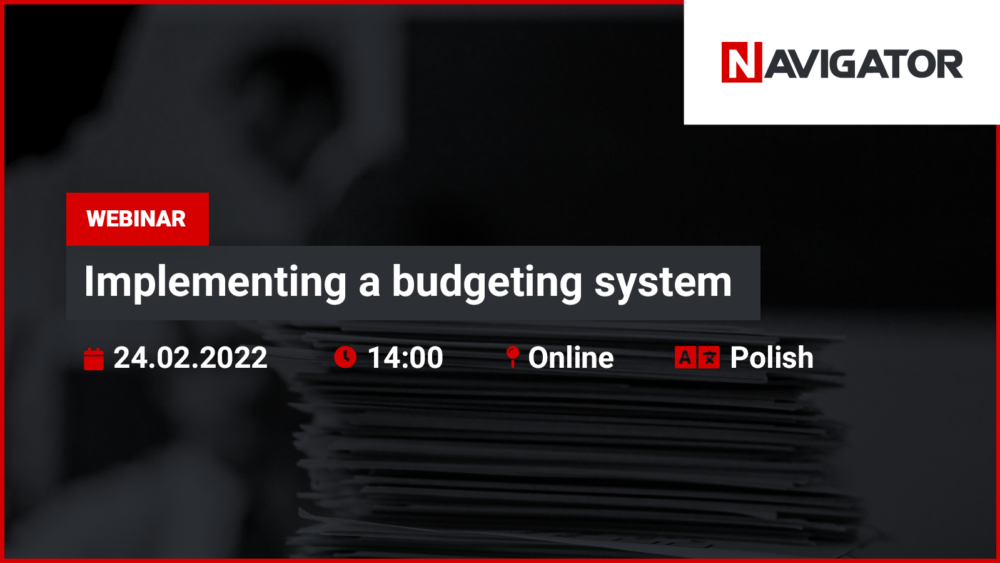 Implementing a budgeting system