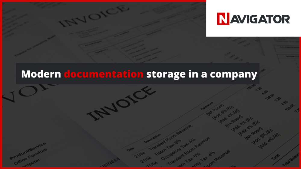 Modern documentation storage in a company Archman NAVIGATOR